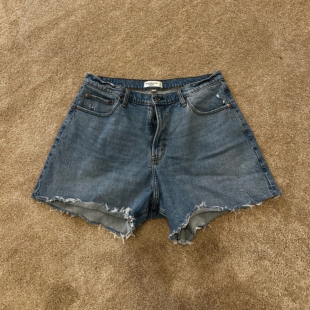 The Dad Shorts High-Rise Curve love  Denim Shorts
